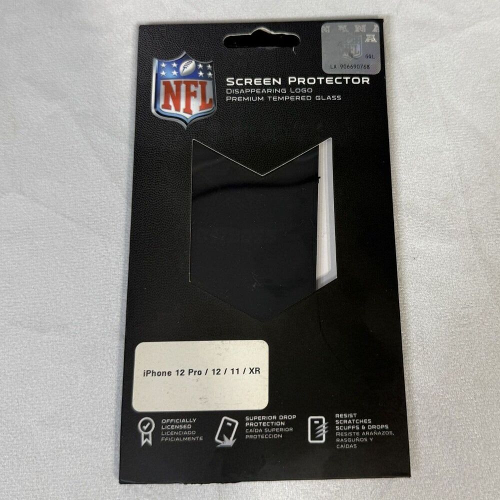 NFL Logo Screen Protector Premium Glass Dallas Cowboys iPhone 12 Pro NEW